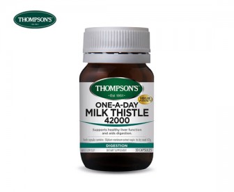 Thompson's 汤普森 奶蓟草/飞蓟草护肝胶囊42000mg 30粒【保质期:2021.04】 Thompson's 汤普森 奶蓟草/飞蓟草护肝胶囊42000mg 30粒【保质期:2021.04】